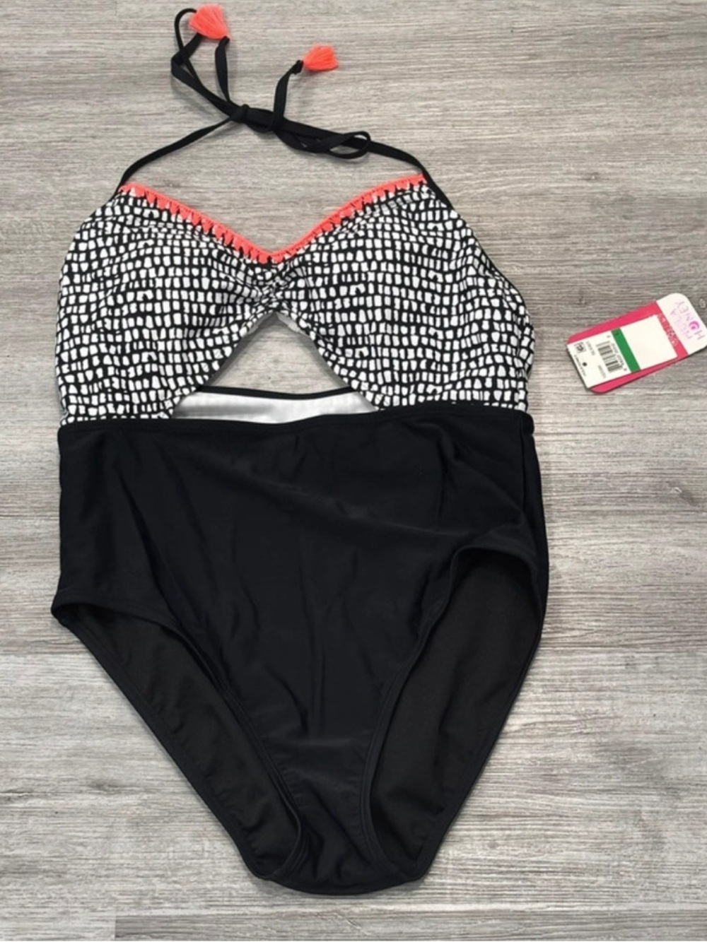 Hula Honey brand cutout one-piece swimsuit - Picture 3 of 8
